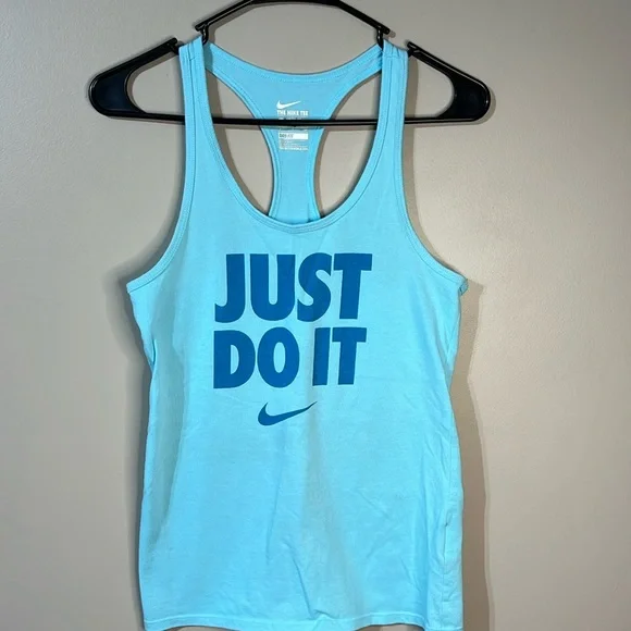 2 Nike Tee racer back tank tops size small flawed