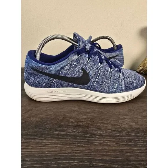 Nike Lunarepic Flyknit Blue Fusion Women's Running Shoes Size 10