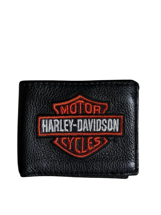 Harley-Davidson Motorcycles Bifold Wallet (Black)