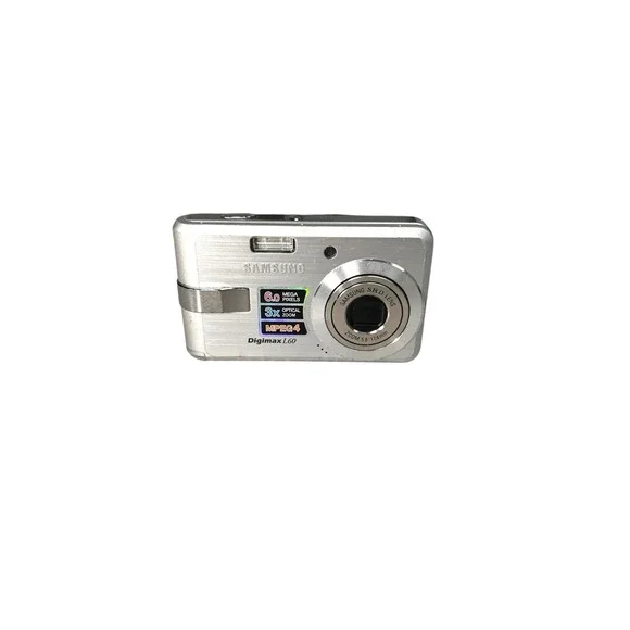 Samsung Digimax L60 6MP Digital Camera 3x Zoom Battery‎ Included Parts Only
