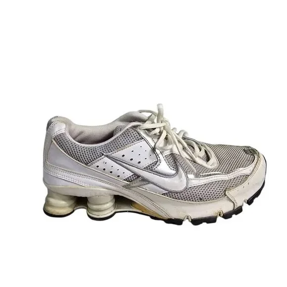Nike Shox MZ Women's White and Silver Running Sneakers