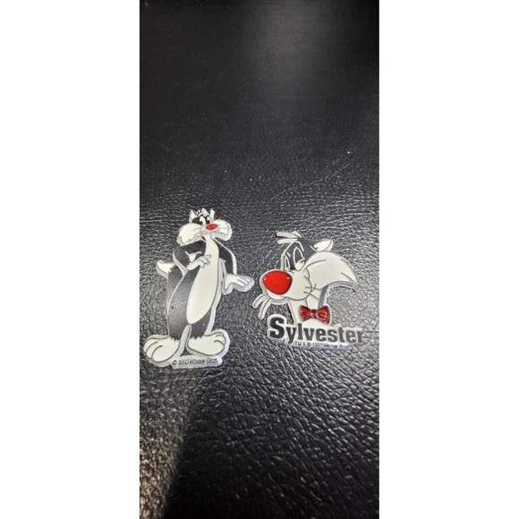 SYLVESTER Vtg LOONEY TUNES RUBBER FRIDGE MAGNET Standings Board the cat