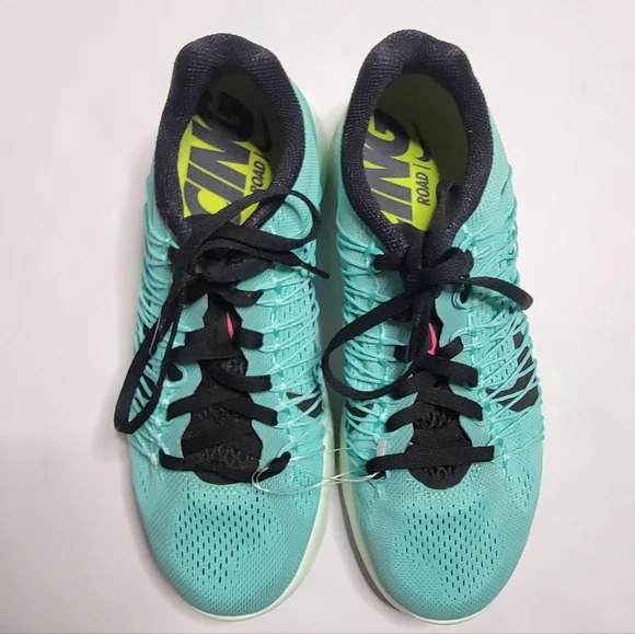 💚 Nike Lunarlon Flywire Running Shoes Women’s 6 Mint Green
