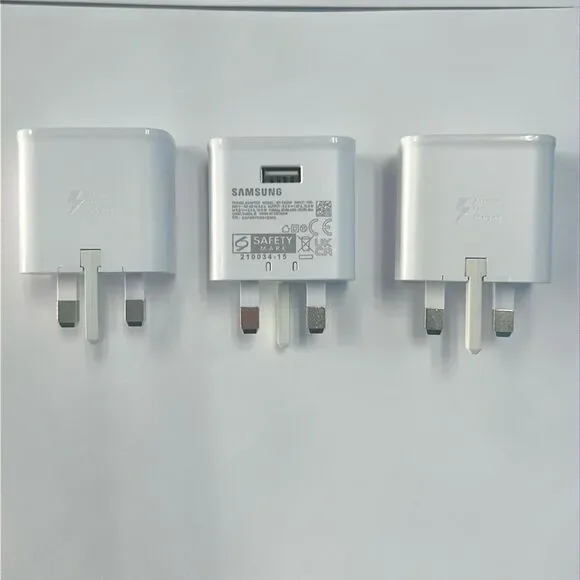 NEW 3 Pack Samsung (9V/1.67A) 15W EU Travel Adapter Charger - White(EP-TA200)