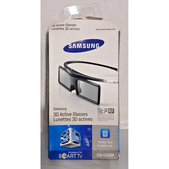 SAMSUNG 3D ACTIVE GLASSES SSG-4100GB New Crushed Box