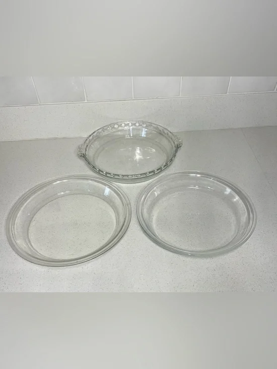PYREX Clear Glass Baking Dishes - Set of 3