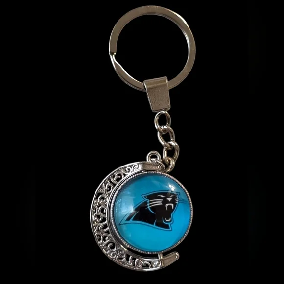 Carolina Panthers Fidget Spinner Keychain