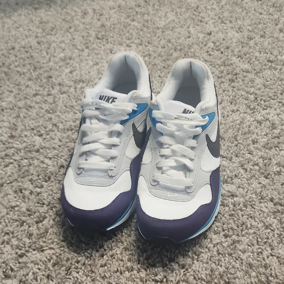 Nike Airmax Correlate Kids' White & Purple Sneakers