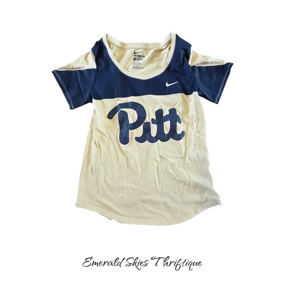 The Nike tee women's tshirt Pitt medium athletic cut free shipping
