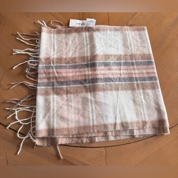 Womens Chenille Scarf Soft Neutral STYLE&CO