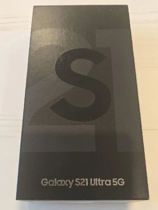 Samsung Galaxy S21 Ultra 5G Black Empty Box