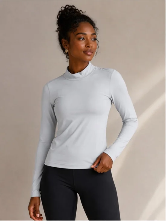 Women's Nike Long Sleeve Top Size M Blue