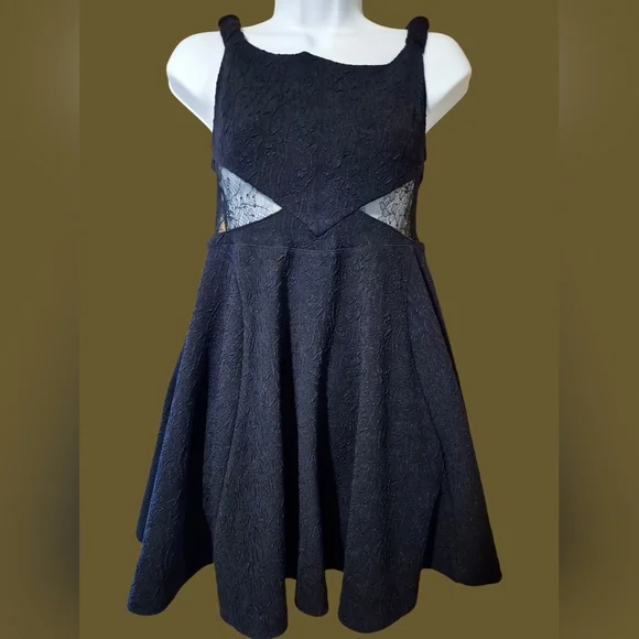 Free‎ People Black Mini Dress