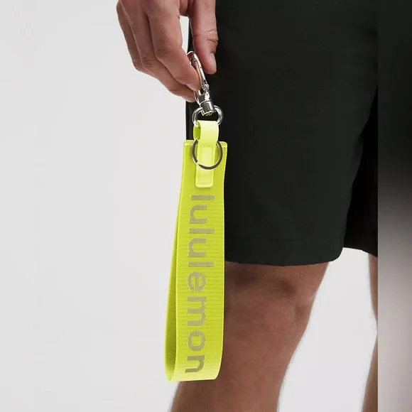 Lululemon Never Lost Keychain- Sour Grape/Army Green