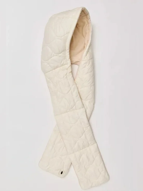 NWOT Free People FP Movement Fleece-Lined Hood Scarf