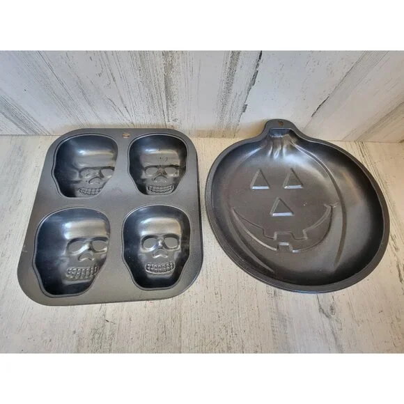Baking mold pumpkin skull head kitchen‎ accessory set home