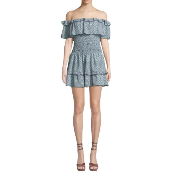 Parker Women's Hali Silk Off-the-Shoulder Mini Dress