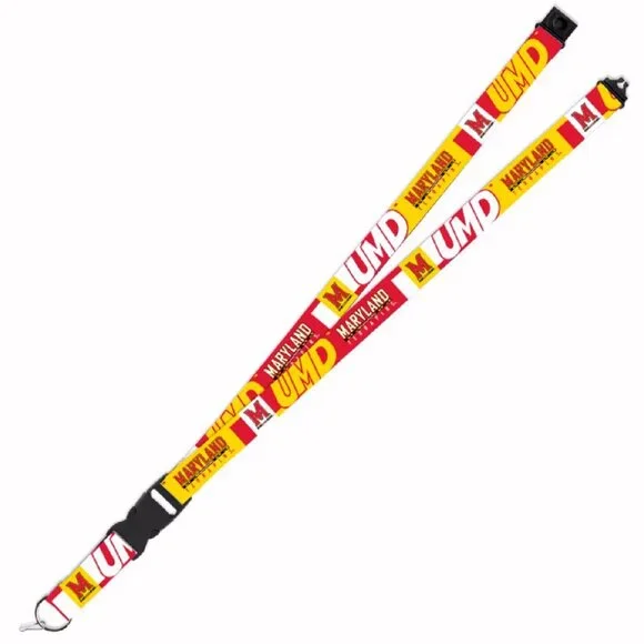 University of Maryland Terrapins Terps Licensed Lanyard Keychain - NEW Fast Ship