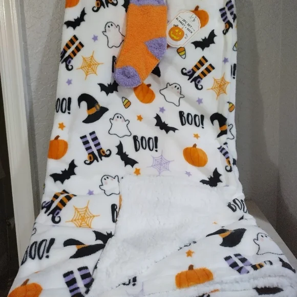 Halloween Themed Fleece Blanket