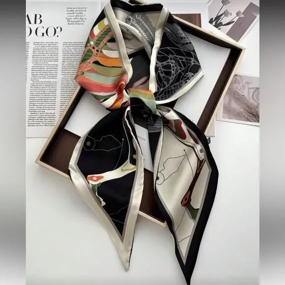 Elegant Multicolor Scarf M628