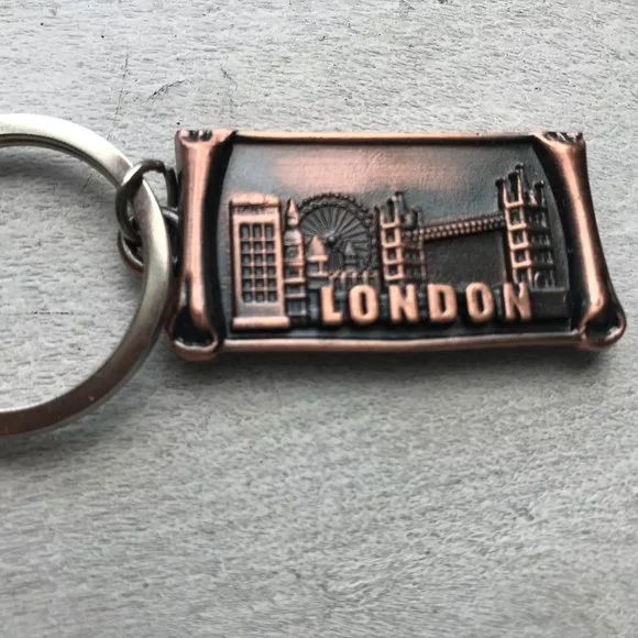 London Travel Souvenir Vintage Keychain Accessory