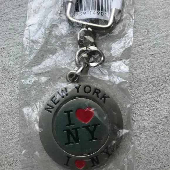 I Love New York Travel Souvenir Vintage Keychain Accessory