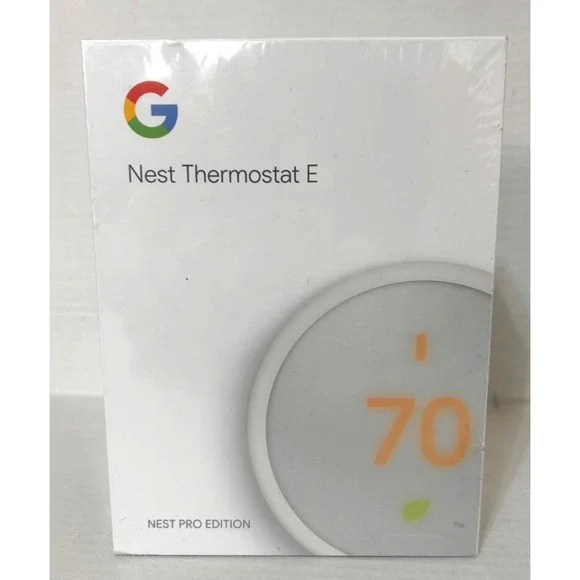 Complete Kit Google Nest T4001ES Nest Thermostat E Smart - White T4000ES Seale