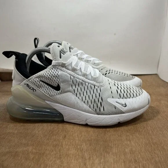 Nike Air Max 270 White Women's Size 9 Running Shoe Sneakers
