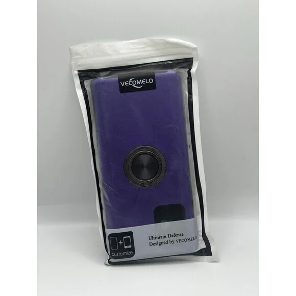 Samsung Galaxy A42 5G Case Purple Shockproof Ring Holder Slim Cover