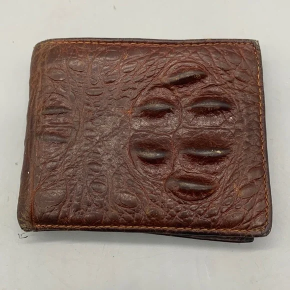 Paniao River Crocodile Skin Mens Wallet