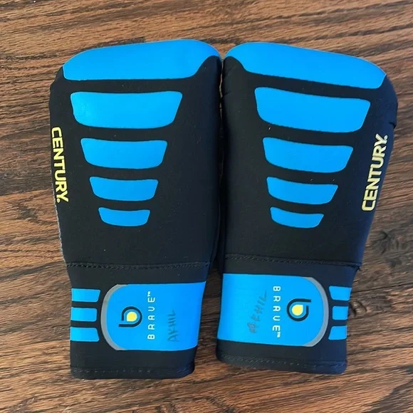 Kids Blue and Black Brave Mittens - Youth Protective Gloves