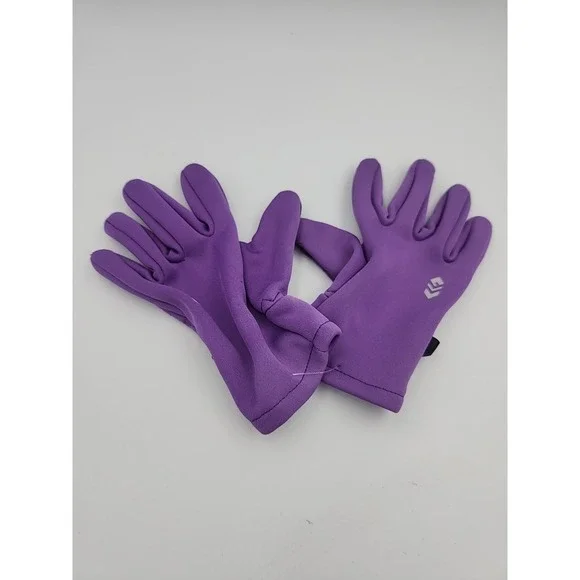 Free Country Knit Lined Gloves Purple Size S/M