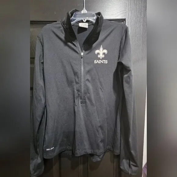 Nike New Orleans Saints Black Dri-Fit Pullover