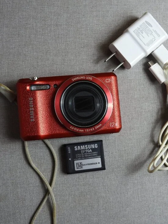 Samsung WB35F 16.2MP Smart WiFi Red Digital Camera 12x Optical Zoom