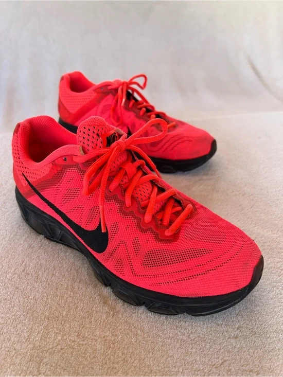 NIKE AIR MAX TAILWIND RUNNING SNEAKERS SIZE 8.5 BRIGHT ORANGE PINK