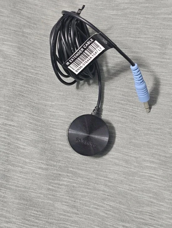 Samsung IR Extender with Black Receiver and Light Blue 3.5mm Plug New