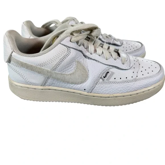 Nike Court Vision Low Better Bow White‎ Sail Sneakers Womens 8.5
