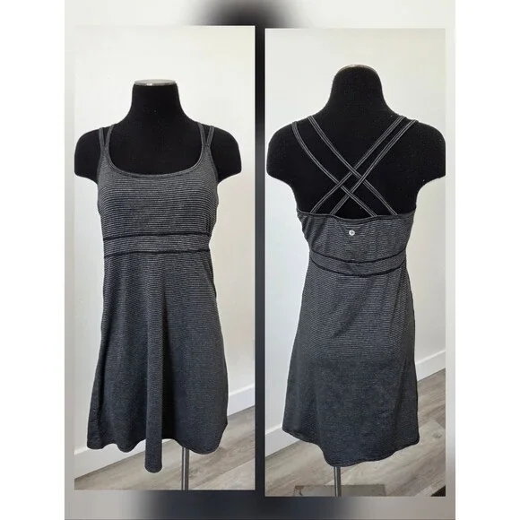 Soybu Sporty Athletic Dress Striped Preppy Golf Pickleball Tennis Beach Medium