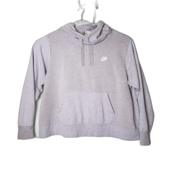 Nike Lavender Purple Hooded Hoodie Sweatshirt Womens Plus Size 2XL