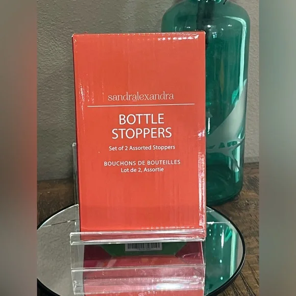 Sandra Alexandra Bottle Stoppers Set of two, new!