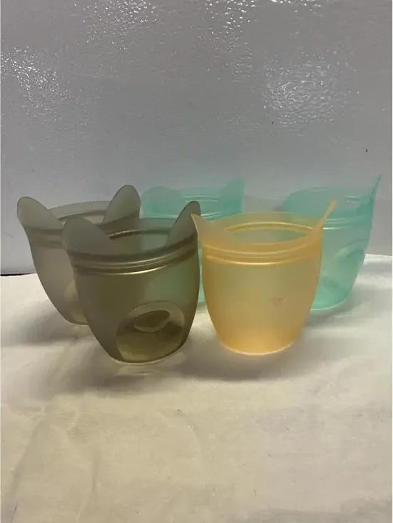 EUC Ziploc silicone snack bags, set of 5
