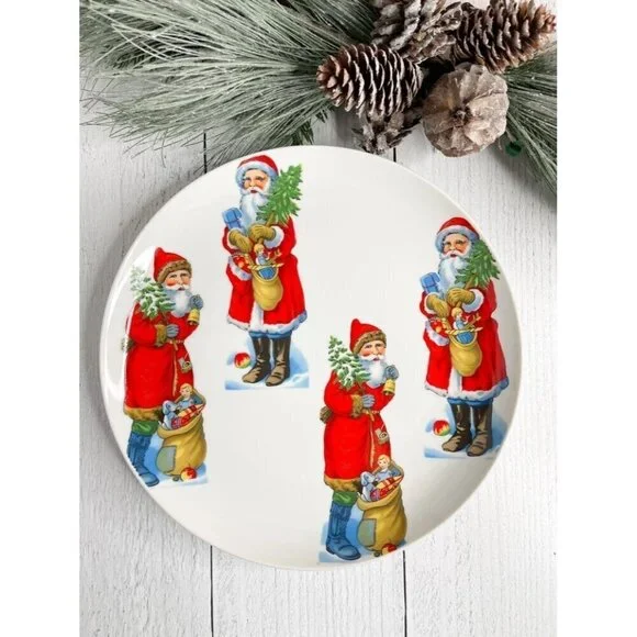 Set of 4 Vintage Santa Claus 10