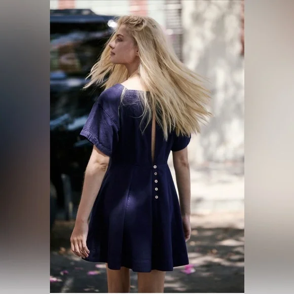 FREE PEOPLE BREEZY CHIC MINI DRESS