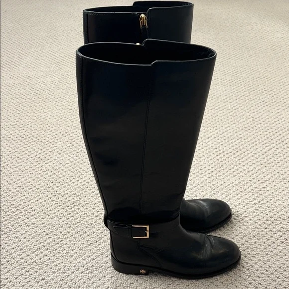Tory Burch Brooke Knee-High Leather Boots