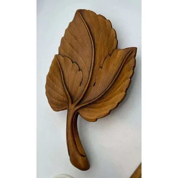 Wood Leaf Candy Dish for Decorative‎ Candy Display