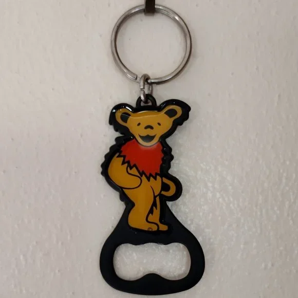 Grateful Dead Dancing Bear Key Ring Bottle Opener