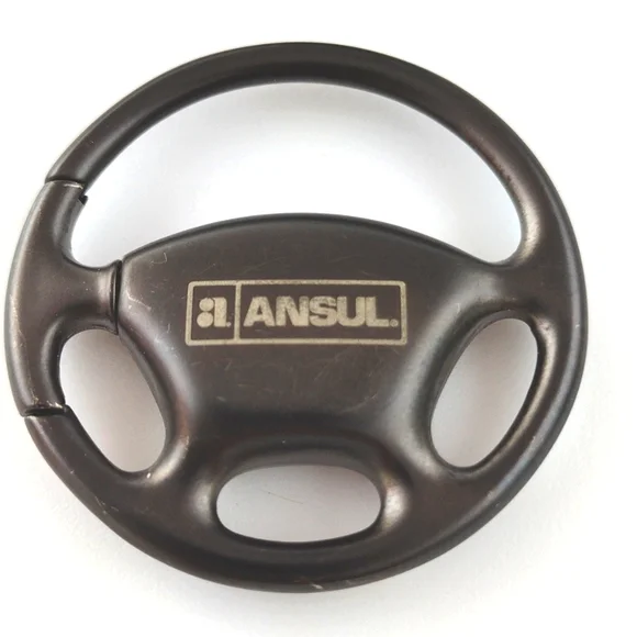 Ansul Advertising Keyring Steering Wheel Shape