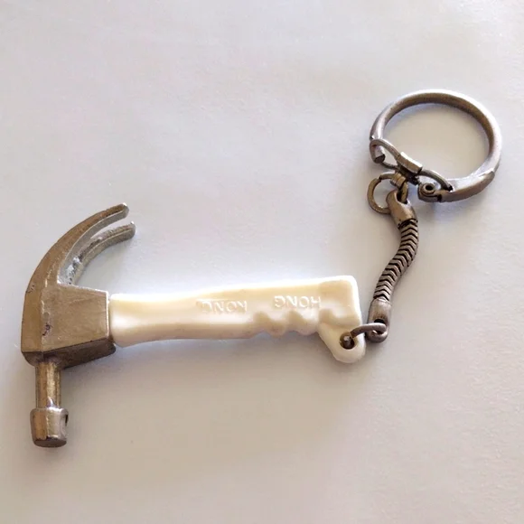 Mini Tool Model Claw Hammer Keychain Keyring Made In Hong Kong Novelty Bag Charm