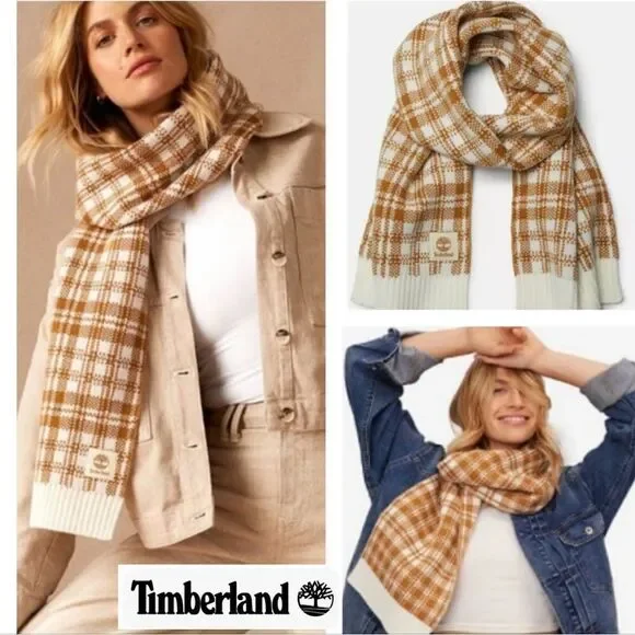 Timberland Plaid Scarf