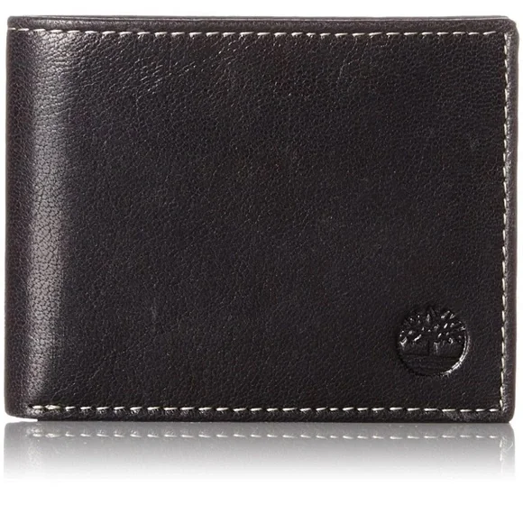 Timberland Men's Dark Brown Leather Card Holder ‼️‼️Brand New ‼️‼️